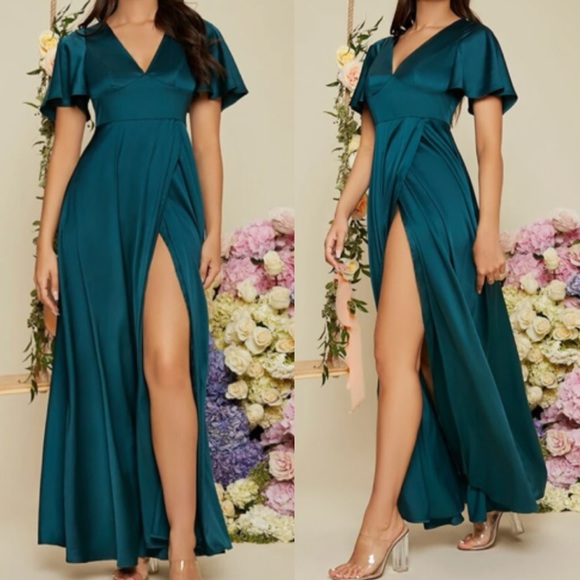 Luxurious formal wedding party evening maxi dress - Picture 7 of 7